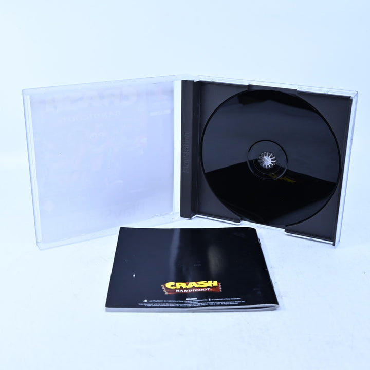Crash Bandicoot - Sony Playstation 1 / PS1 Game + Manual - PAL - MINT DISC!
