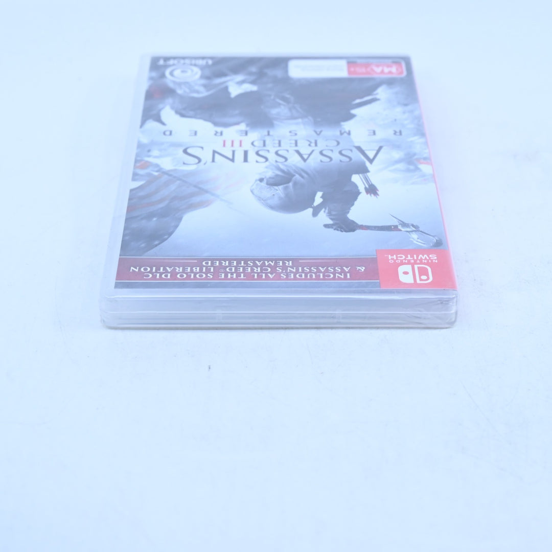 SEALED! Assassin's Creed III - Nintendo Switch Game - FREE POST!