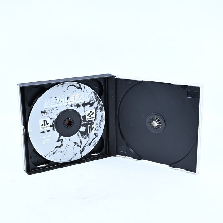 Metal Gear Solid - Sony Playstation 1 / PS1 Game + Manual - PAL - MINT DISC!