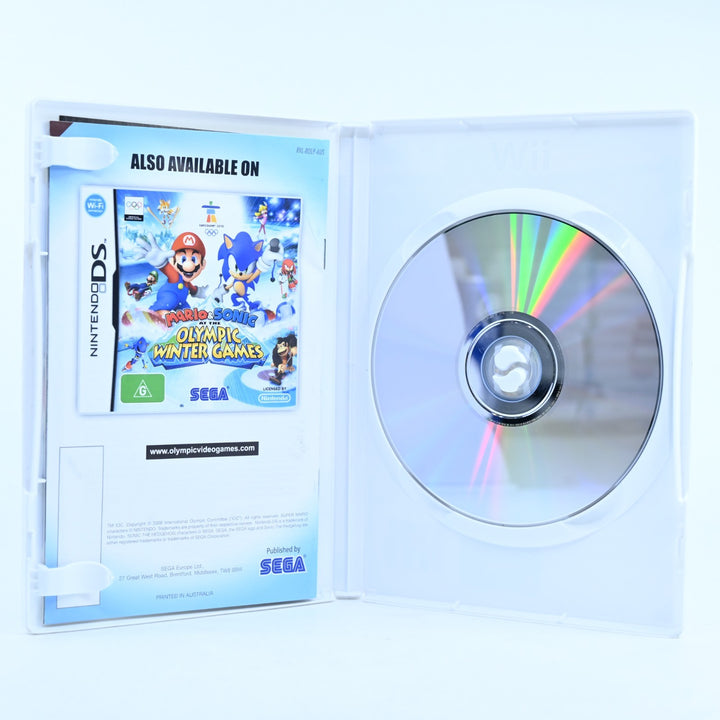 Mario & Sonic at the Olympic Winter Games - Nintendo Wii Game + Manual
