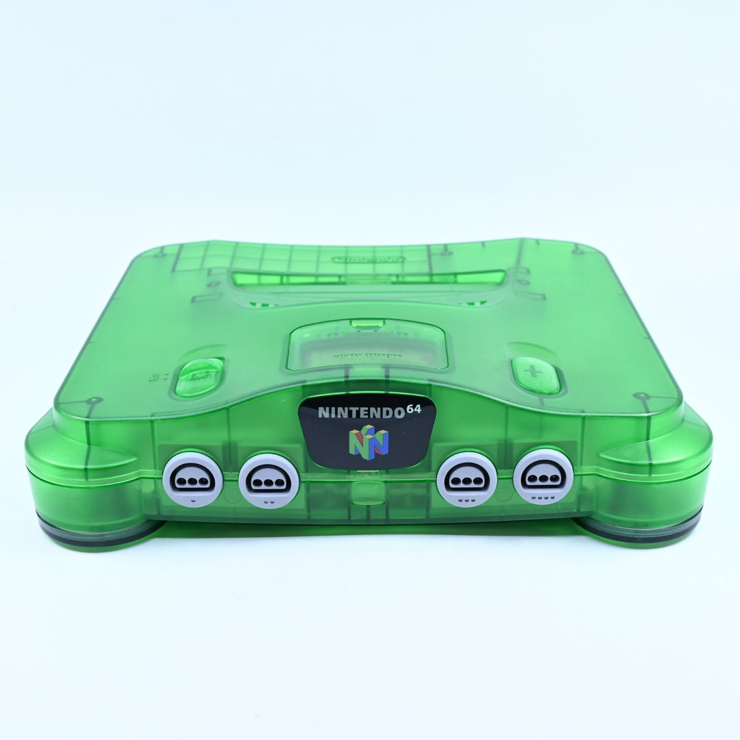 LIKE NEW! Jungle Green - N64 / Nintendo 64 Console - PAL - FREE POST!