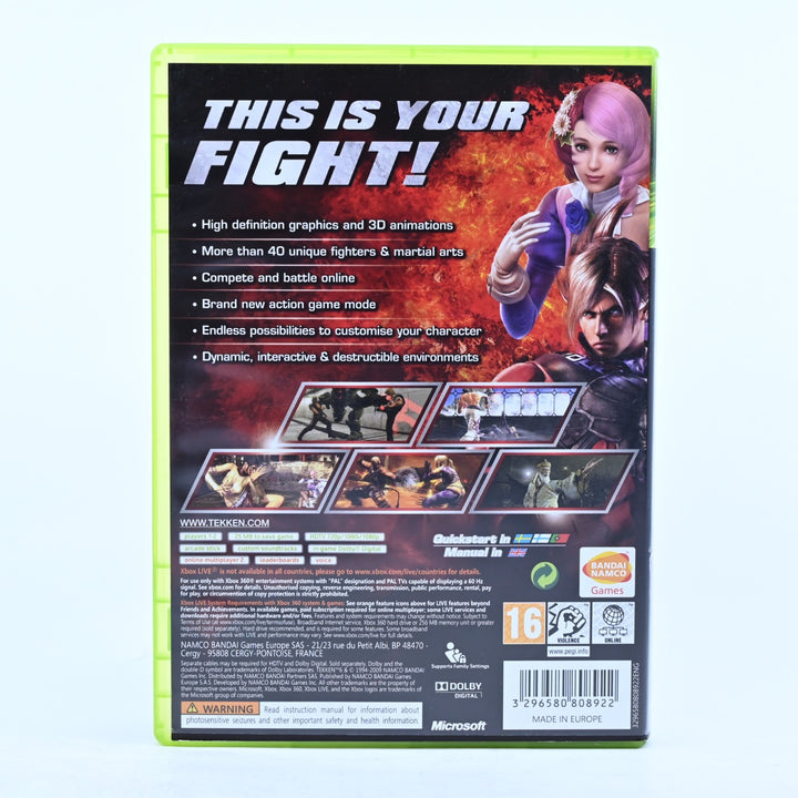 Tekken 6 - Xbox 360 Game + Manual - PAL - MINT DISC!