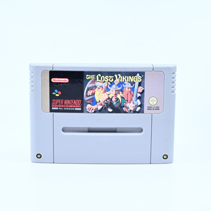 The Lost Vikings - Super Nintendo / SNES Game - PAL - FREE POST!