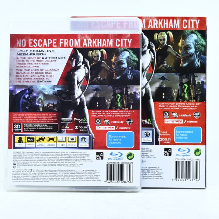 Batman Arkham City - Lenticular Holographic Cover - Sony Playstation 3 /PS3 Game