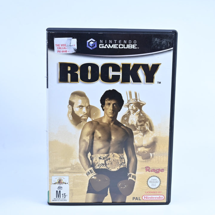 Rocky - Nintendo Gamecube Game + Manual - PAL - Ex-Rental - FREE POST!