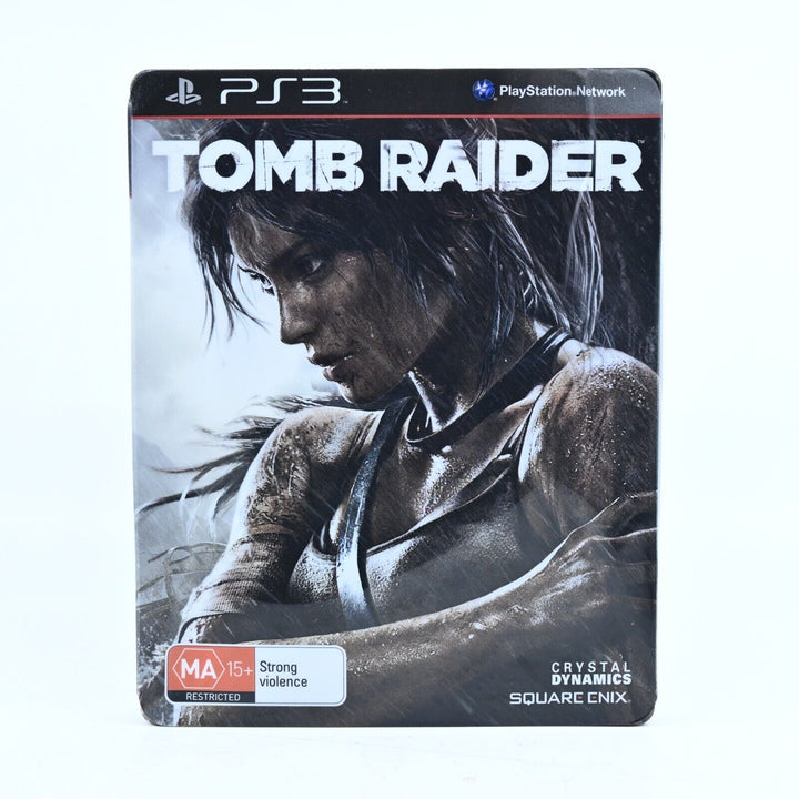 Tomb Raider + Steelbook - Sony Playstation 3 / PS3 Game + Manual - FREE POST!