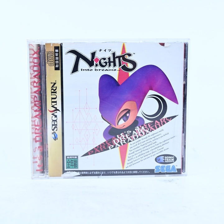 Nights into Dreams... - Sega Saturn Game + Manual - NTSC-J - MINT DISC!