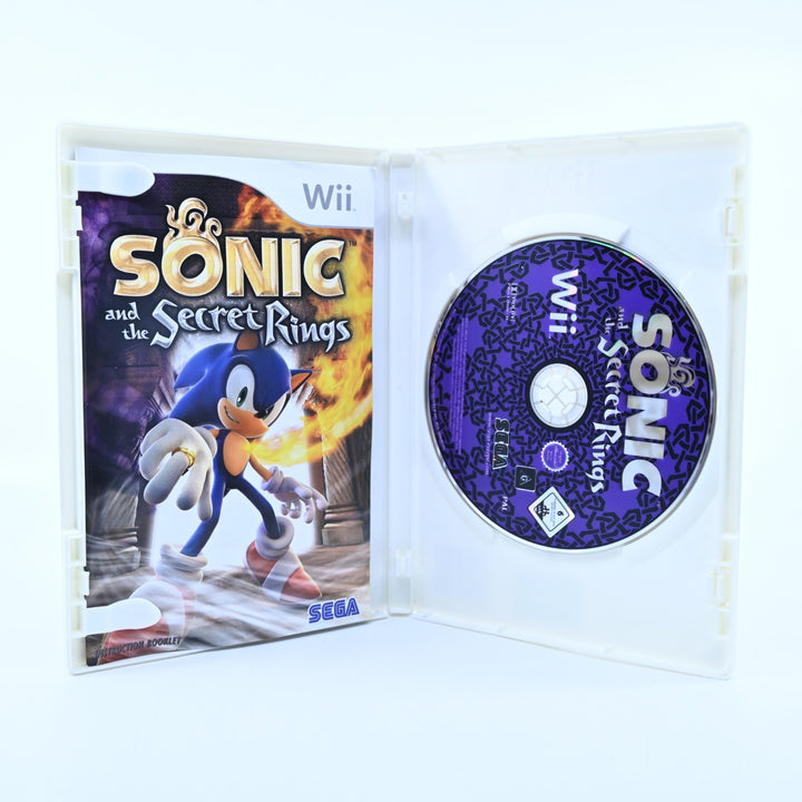 Sonic and the Secret Rings  - Nintendo Wii Game + Manual - PAL