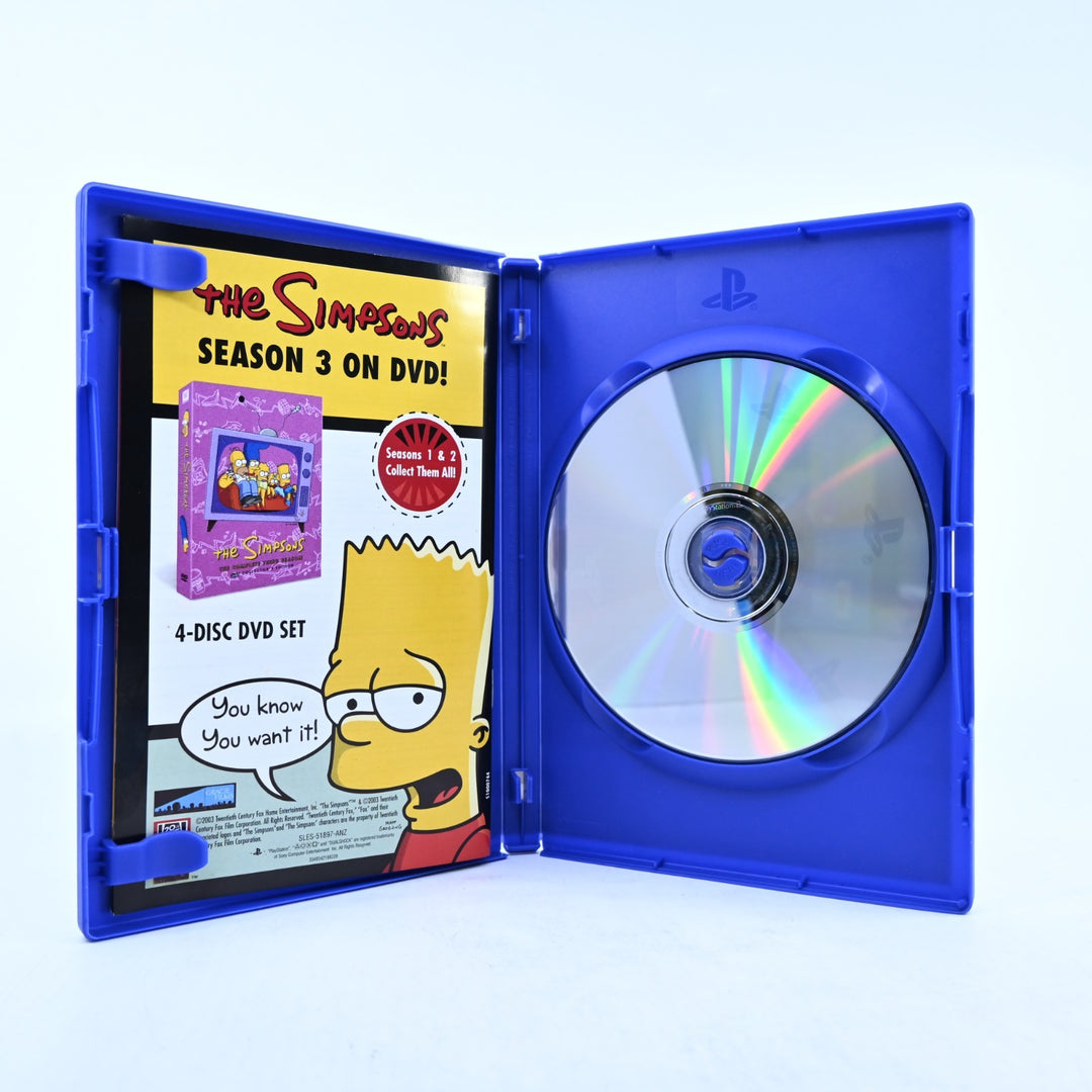 The Simpsons Hit & Run - Sony Playstation 2 / PS2 Game + Manual - PAL