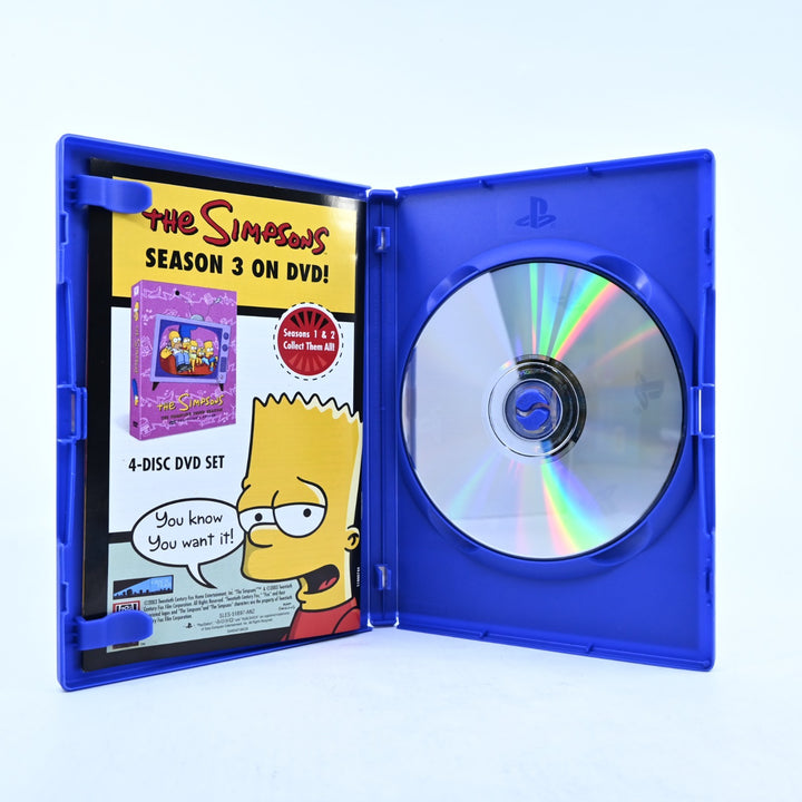The Simpsons Hit & Run - Sony Playstation 2 / PS2 Game + Manual - PAL
