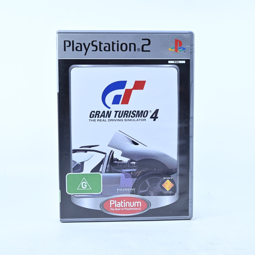 Gran Turismo 4 - Sony Playstation 2 / PS2 Game + Manual - PAL - MINT DISC!