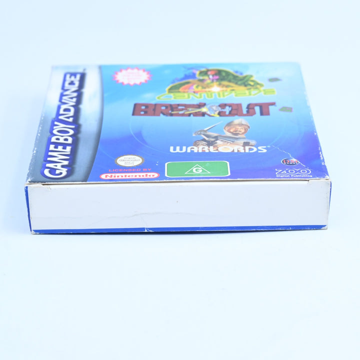 Centipede|Breakout|Warlords - GBA Boxed Game - PAL - FREE POST!