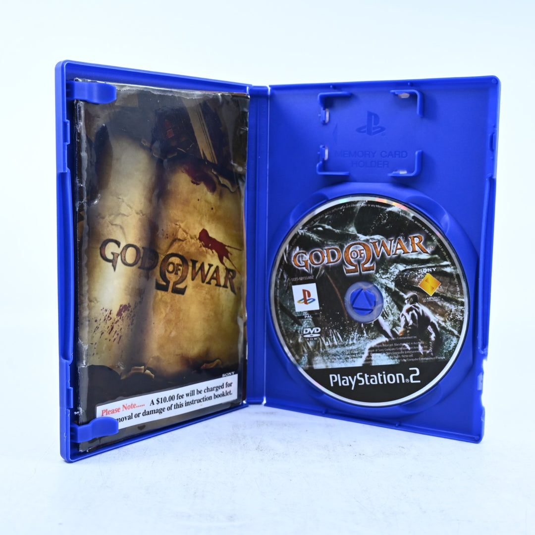 God of War - Sony Playstation 2 / PS2 Game + Manual - PAL - MINT DISC!