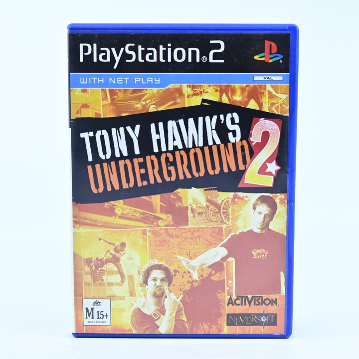 Tony Hawk's Underground 2 - Sony Playstation 2 / PS2 Game + Manual - PAL