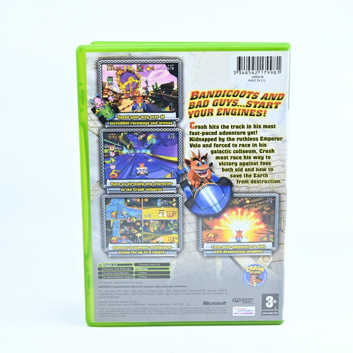 Crash Nitro Kart - Original Xbox Game + Manual - PAL - MINT DISC!