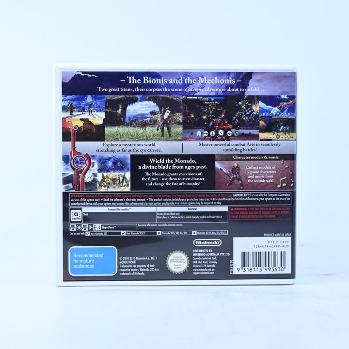 Xenoblade Chronicles 3D - Nintendo 3DS Game - PAL + Manual - FREE POST!