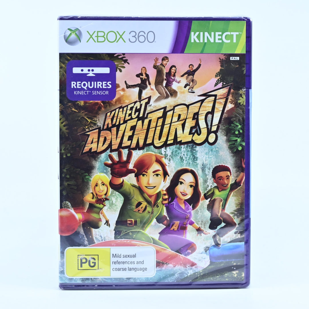 Kinect Adventures - Xbox 360 Game + Manual - PAL - SEALED!