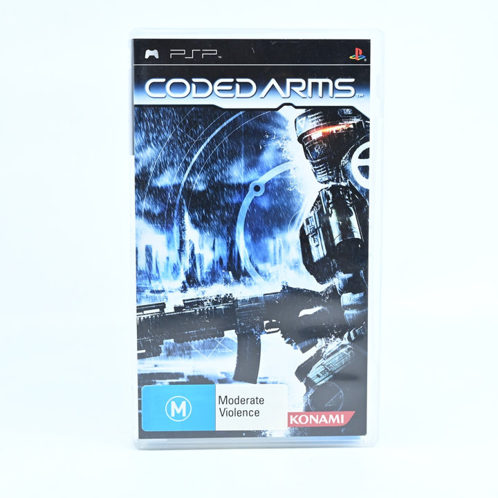 Coded Arms - Sony PSP Game + Manual - FREE POST!