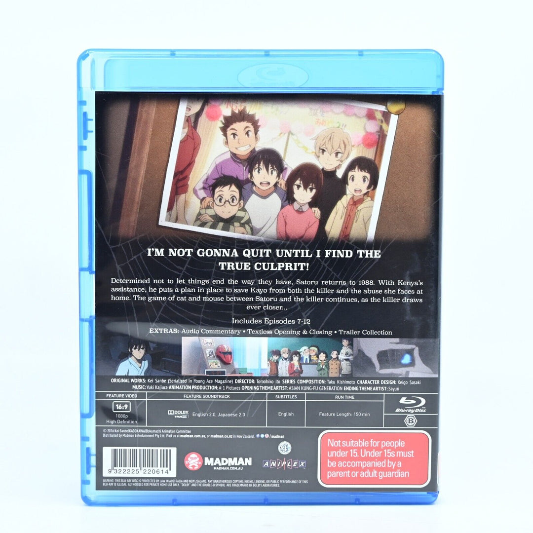 Erased - Volume 2 - AUS PAL - Anime Blu-ray - MINT DISC!