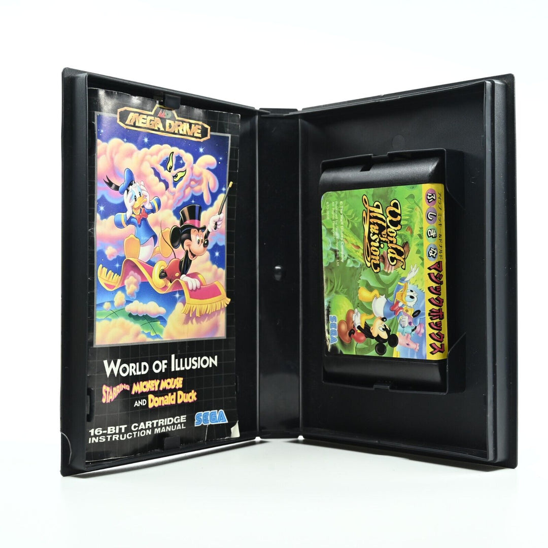 World of Illusion - Sega Mega Drive Game - PAL - FREE POST! Reproduction?