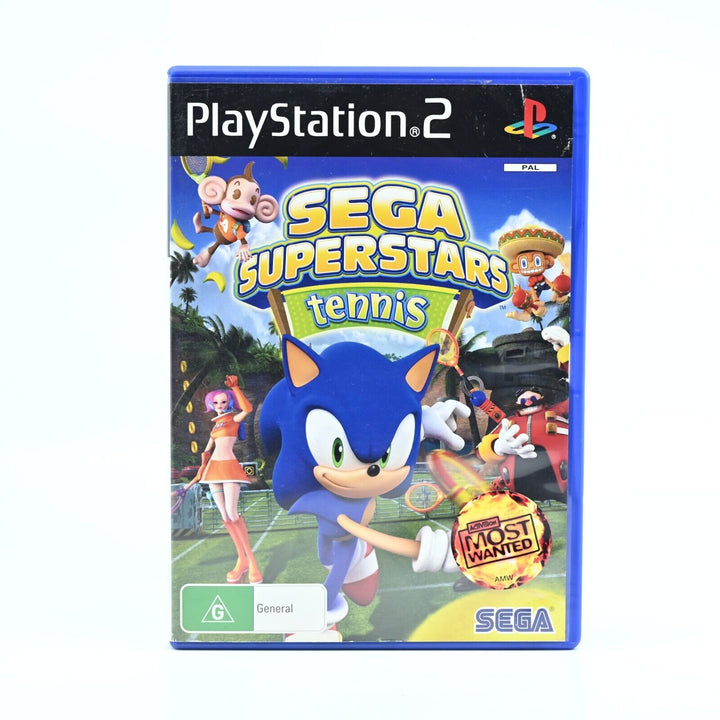 Sega Superstars Tennis - Sony Playstation 2 / PS2 Game + Manual - PAL