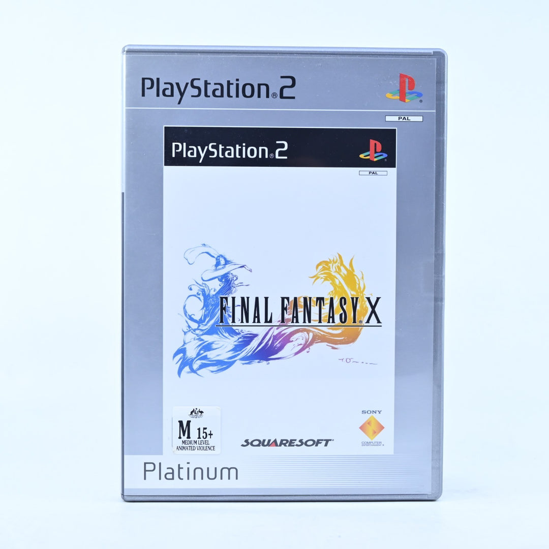Final Fantasy X - Sony Playstation 2 / PS2 Game + Manual - PAL - MINT DISC!