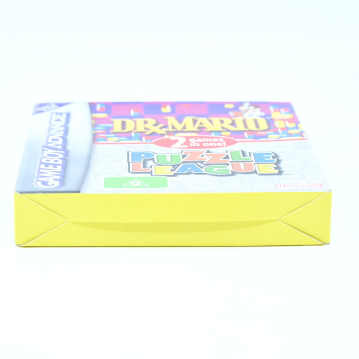 MINT! Dr. Mario & Puzzle League - Nintendo Gameboy Advance / GBA Boxed Game