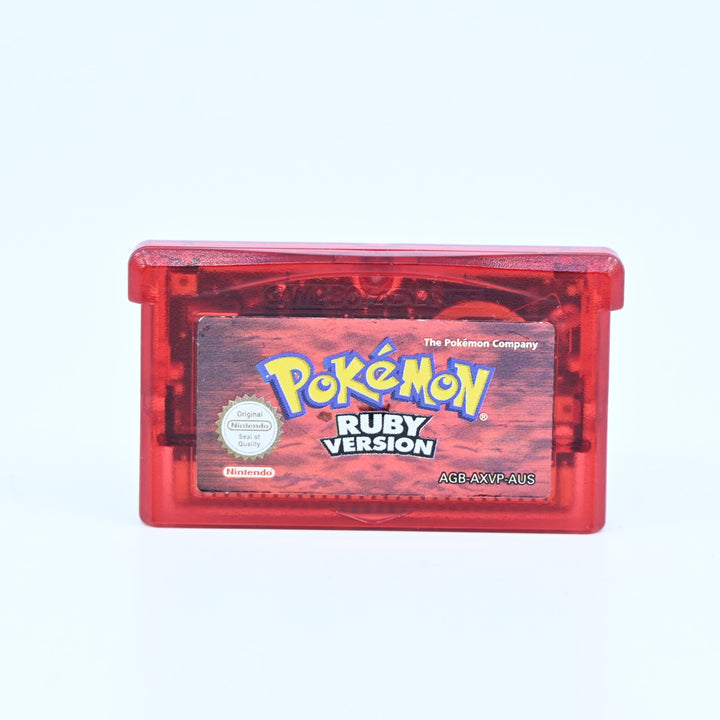Pokemon Ruby Version - Nintendo Gameboy Advance Game - AUS PAL -NEW SAVE BATTERY