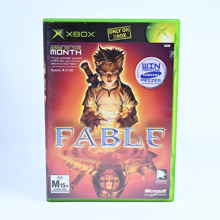 Fable - Original Xbox Game + Manual - PAL - MINT DISC!