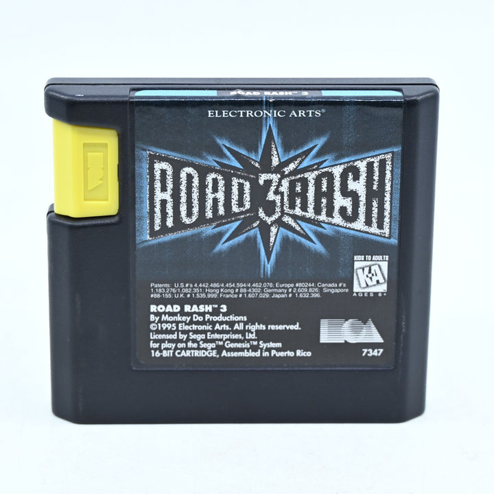 Road Rash 3 - Sega Genesis / Mega Drive Game - PAL - FREE POST!