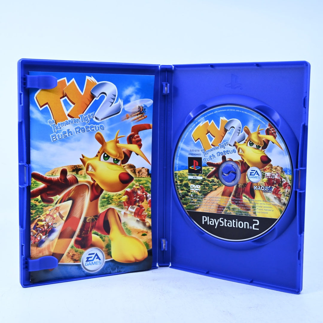 Ty the Tasmanian Tiger 2: Bush Rescue - PS2 Game + Manual - PAL - MINT DISC!