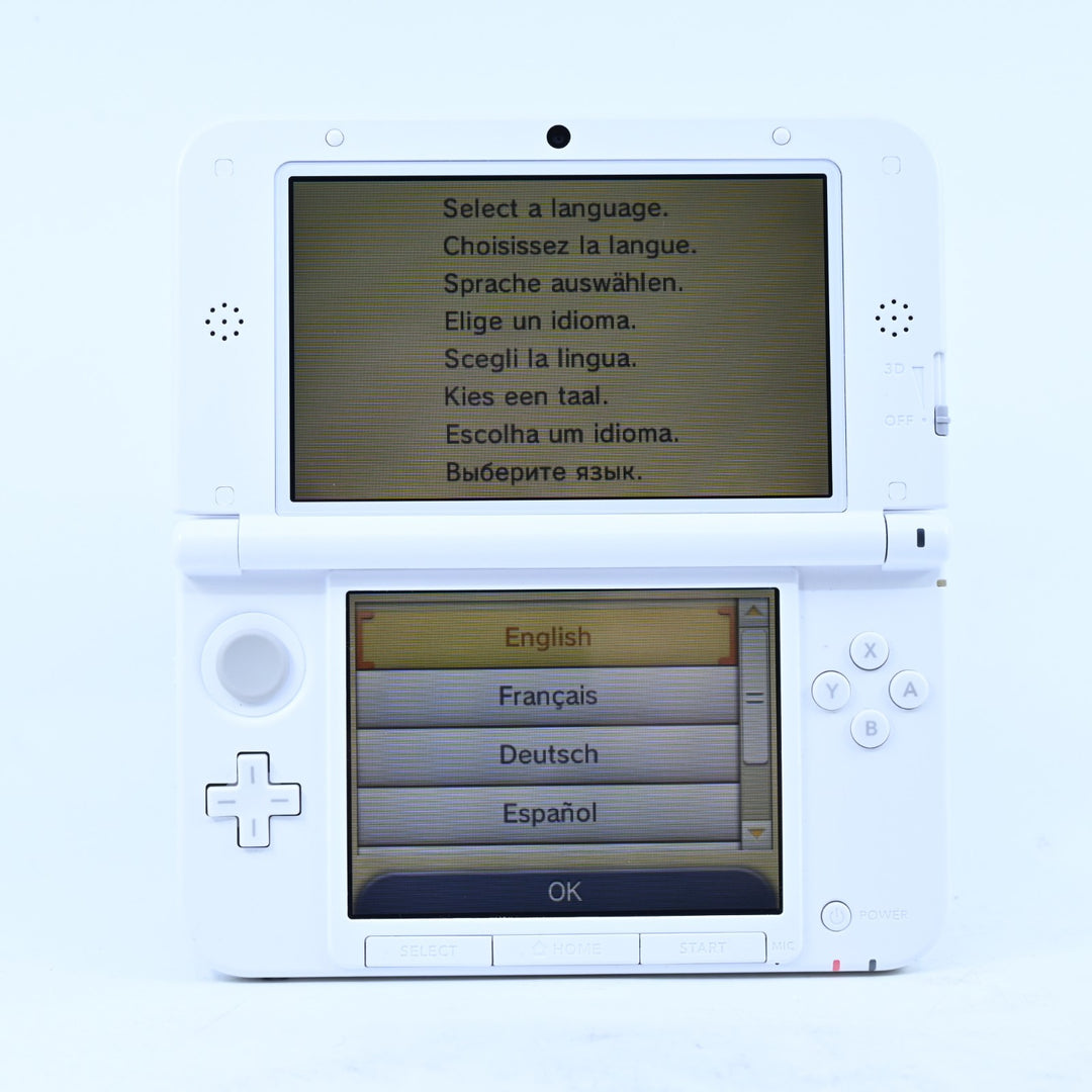 White Nintendo 3DS Console XL - SPR-001(EUR) - PAL + 4GB SD Card