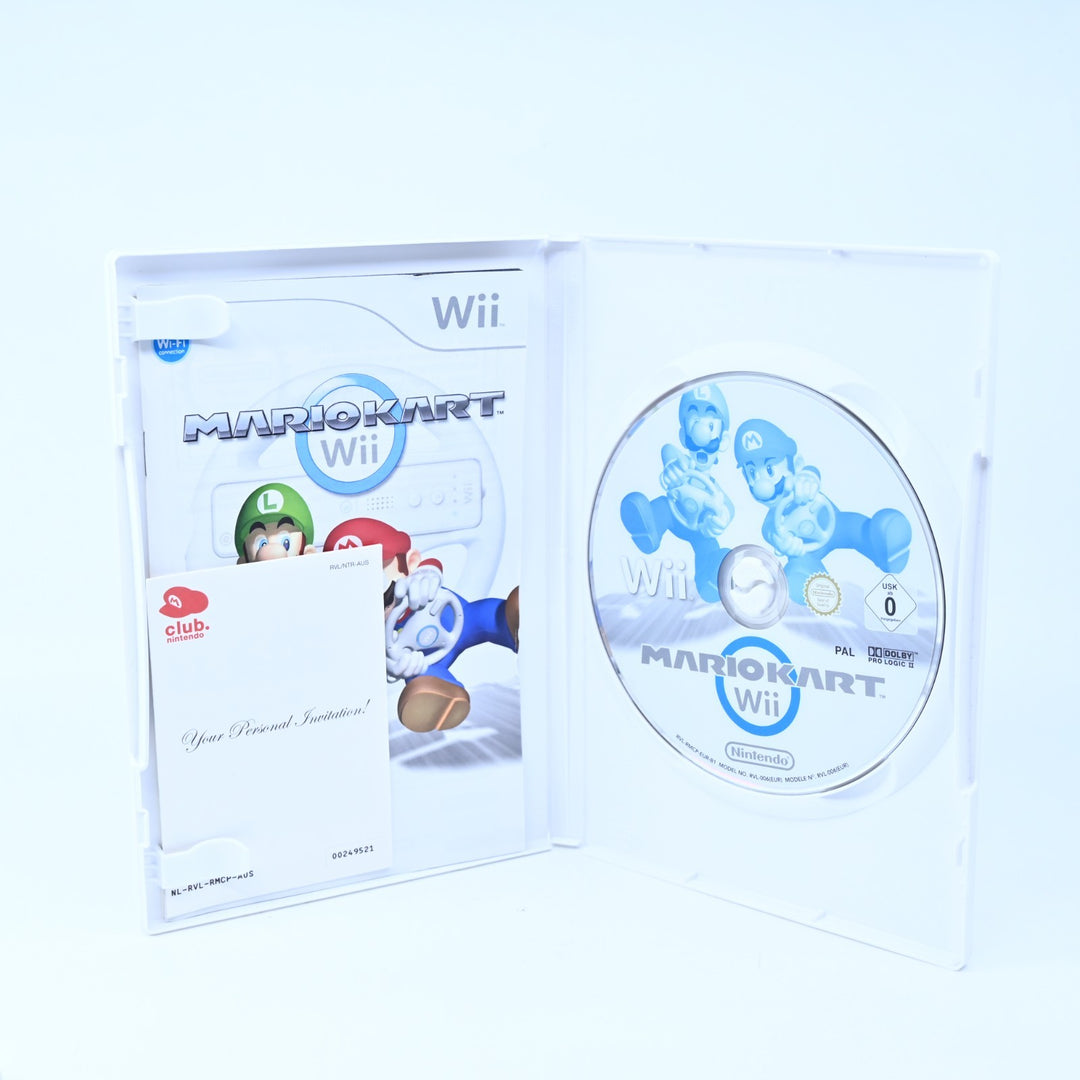 Mario Kart Wii Boxed + Wheel - Nintendo Wii Game + Manual - PAL - MINT DISC!