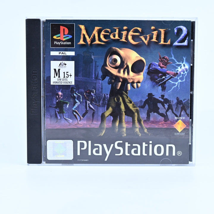 MediEvil 2 - Sony Playstation 1 / PS1 Game + Manual - PAL - MINT DISC!