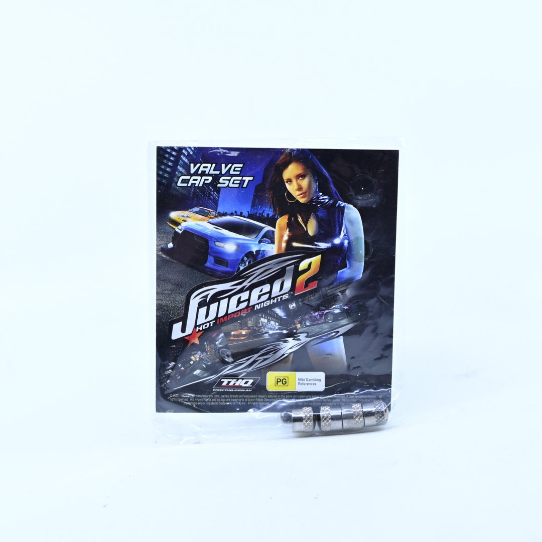 Juiced 2: Hot Import Nights Promotional Valve Cap Set - Game Other