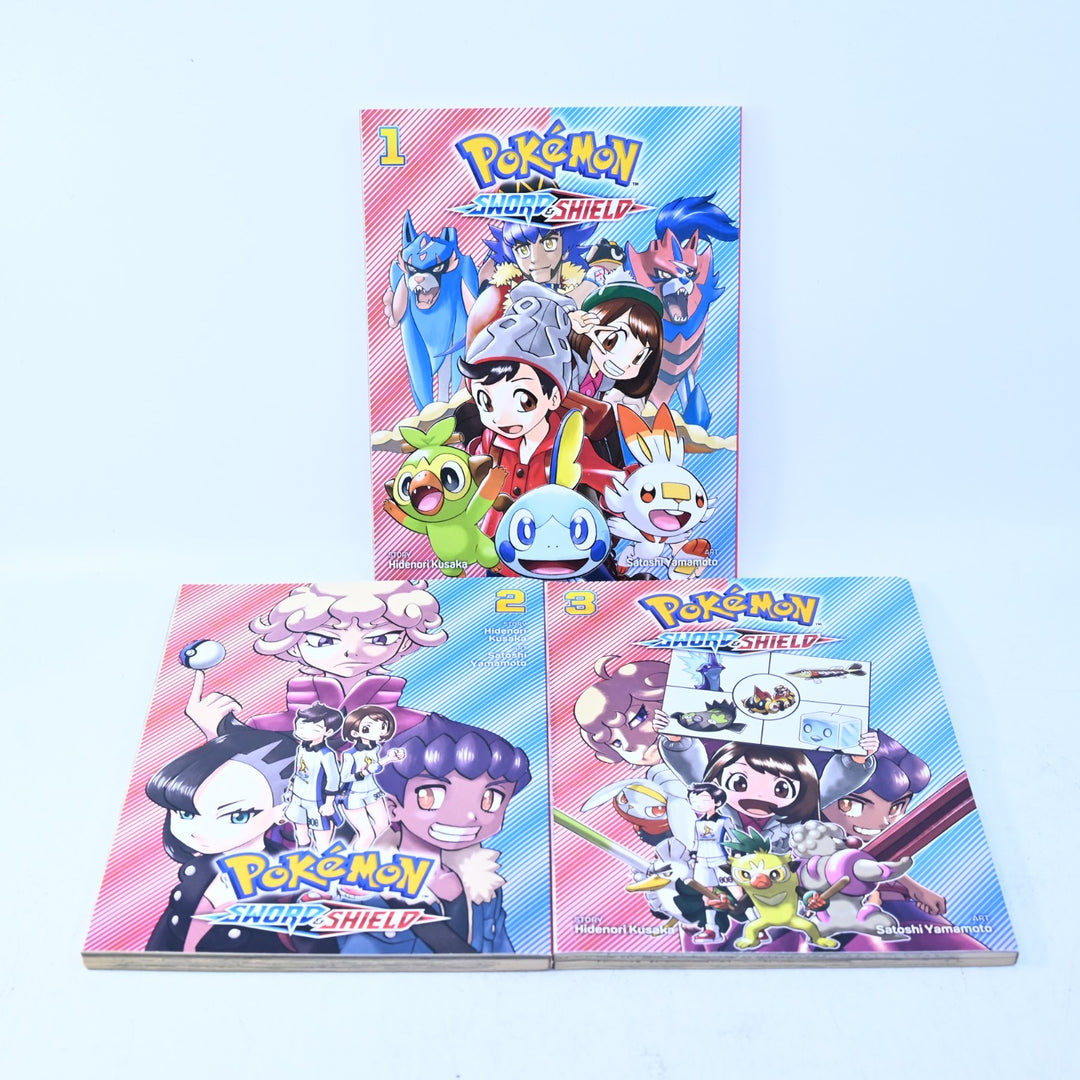 Pokemon Adventures: Sword &amp; Shield - Vol. 1 - 3 - Hidenori Kusaka - Manga