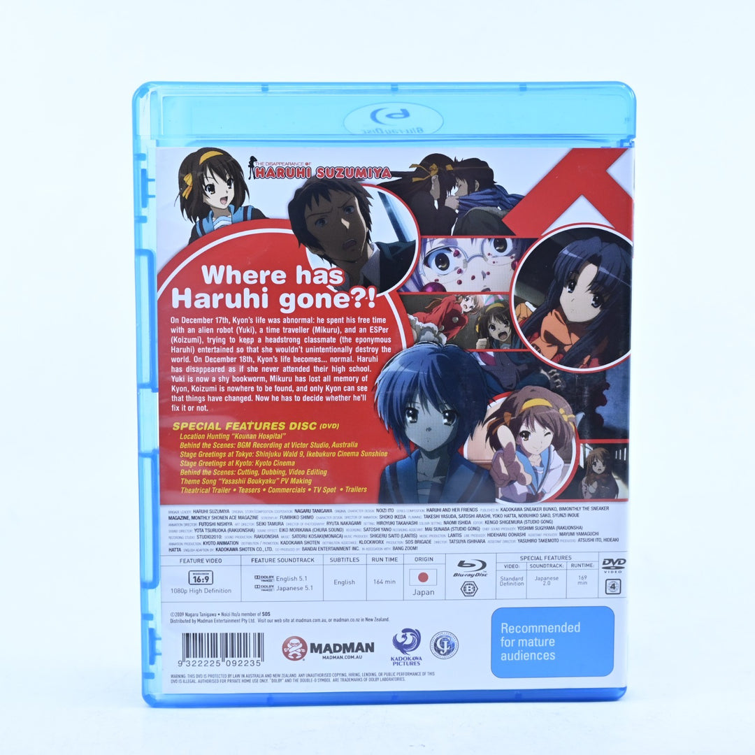The Disappearance of Haruhi Suzumiya - Region B - Madman - Anime Blu-ray