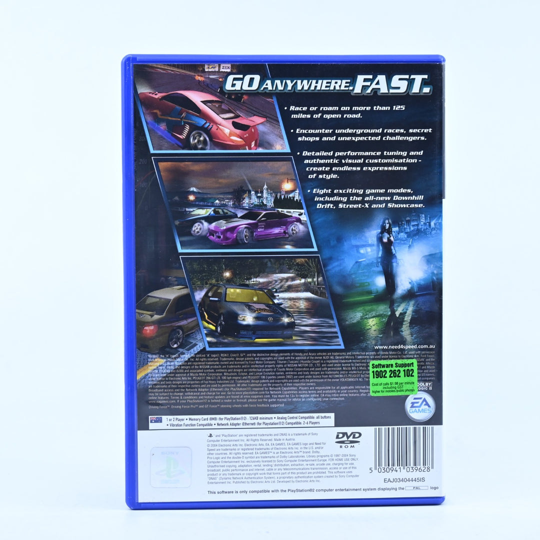Need for Speed: Underground 2 - Sony Playstation 2 / PS2 Game + Manual - PAL