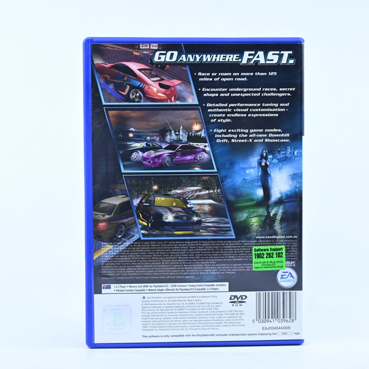Need for Speed: Underground 2 - Sony Playstation 2 / PS2 Game + Manual - PAL