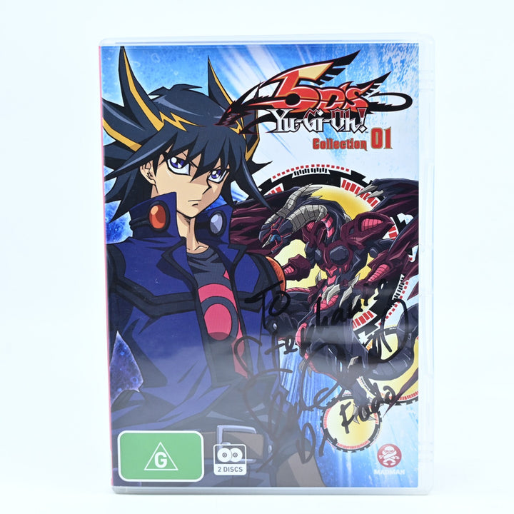 SIGNED BY VERONICA TAYLOR! YU-GIOH! 5D's Collection 01 - Region 4 DVD