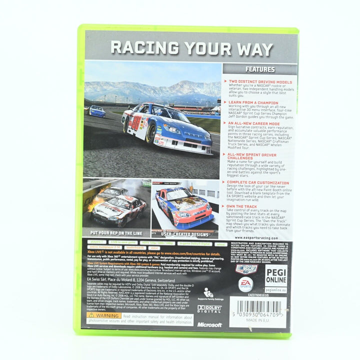 NASCAR 09 - Original Xbox Game - PAL - FREE POST!