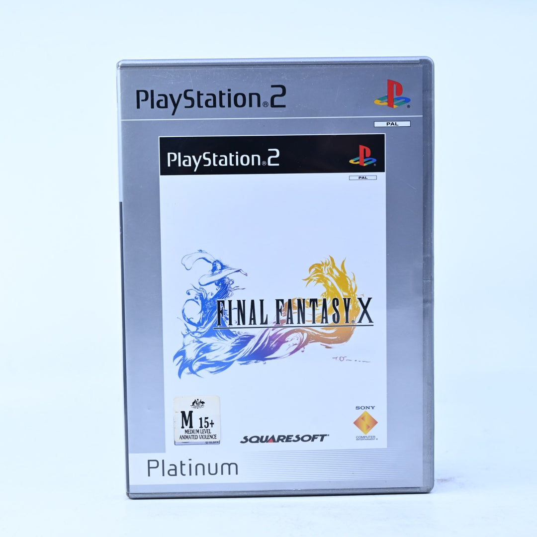 Final Fantasy X - Sony Playstation 2 / PS2 Game + Manual - PAL - MINT DISC!
