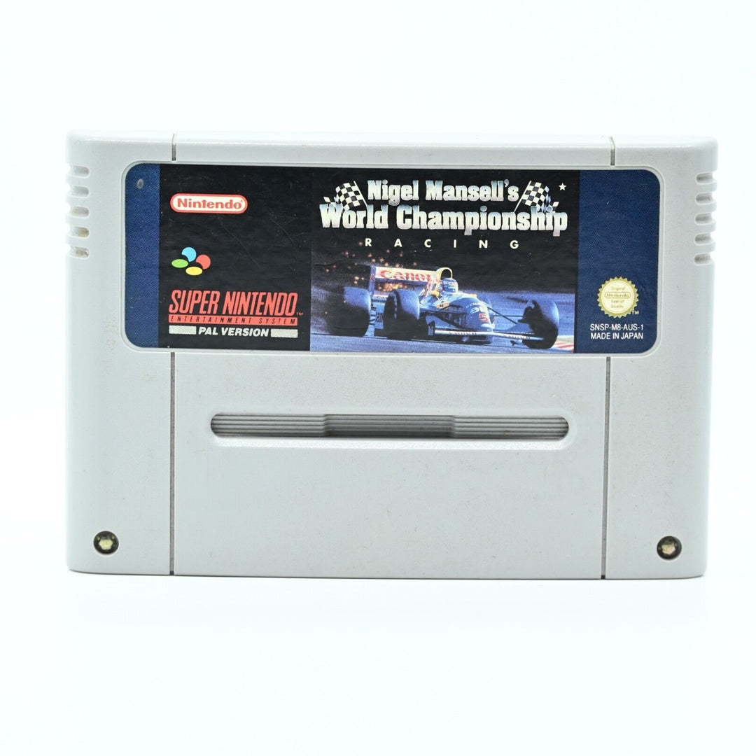 Nigel Mansell's World Championship Racing - Super Nintendo / SNES Boxed Game