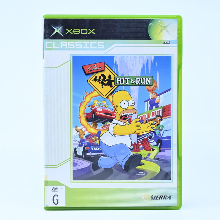 The Simpsons Hit & Run - Original Xbox Game + Manual - PAL - MINT DISC!