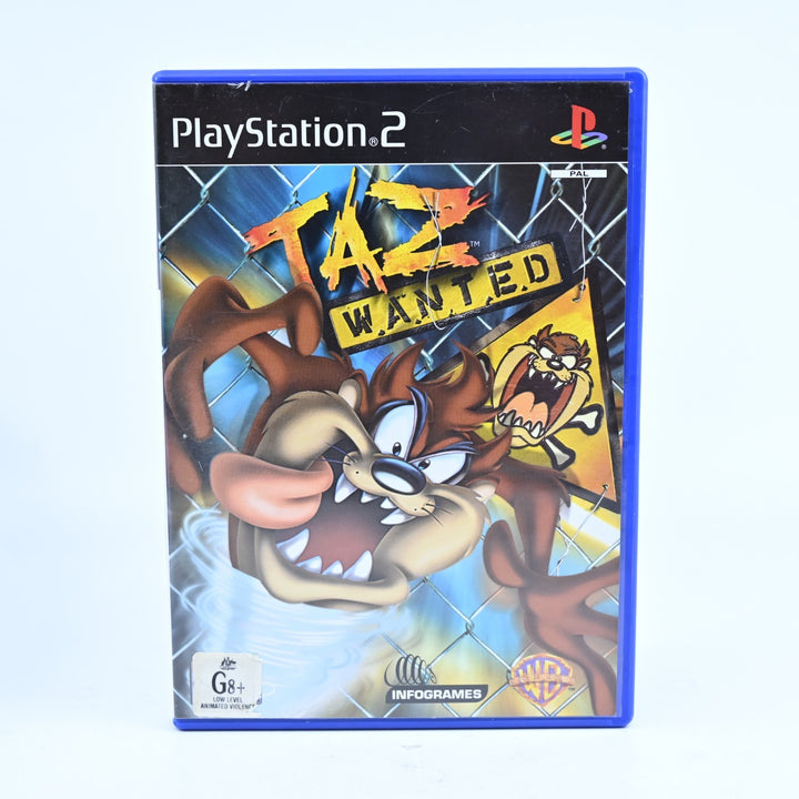Taz Wanted - Sony Playstation 2 / PS2 Game + Manual - PAL - MINT DISC!