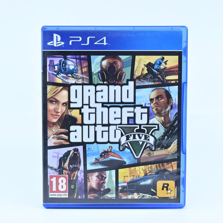 Grand Theft Auto V 5 - Sony Playstation 4 / PS4 Game + Manual + Map - MINT DISC!
