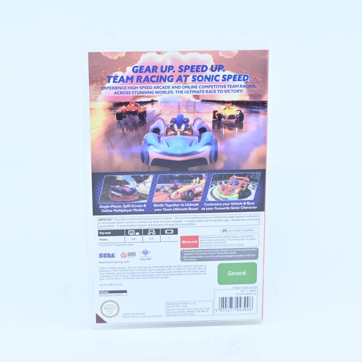 Team Sonic Racing - Nintendo Switch Game - FREE POST!