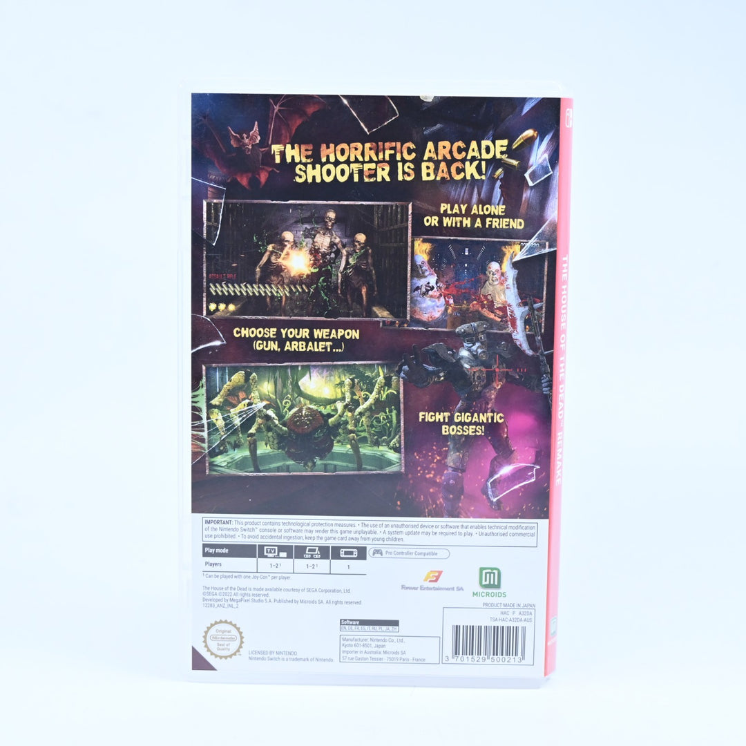 The House of the Dead: Remake - Nintendo Switch Game - FREE POST!