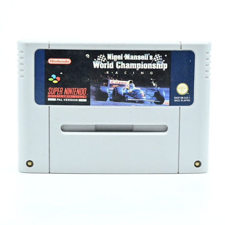 Nigel Mansell's World Championship Racing - Super Nintendo / SNES Game - PAL