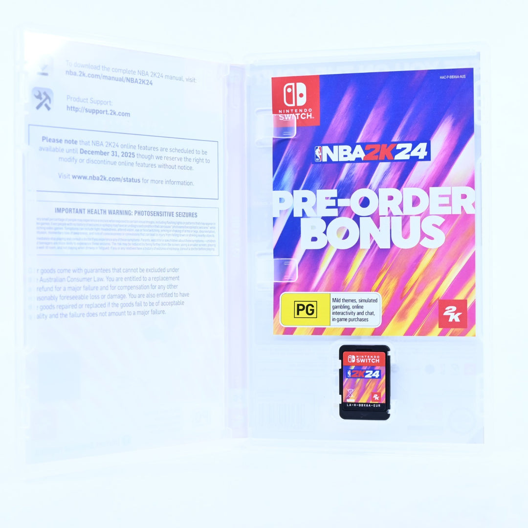 NBA 2K24 - Nintendo Switch Game - FREE POST!